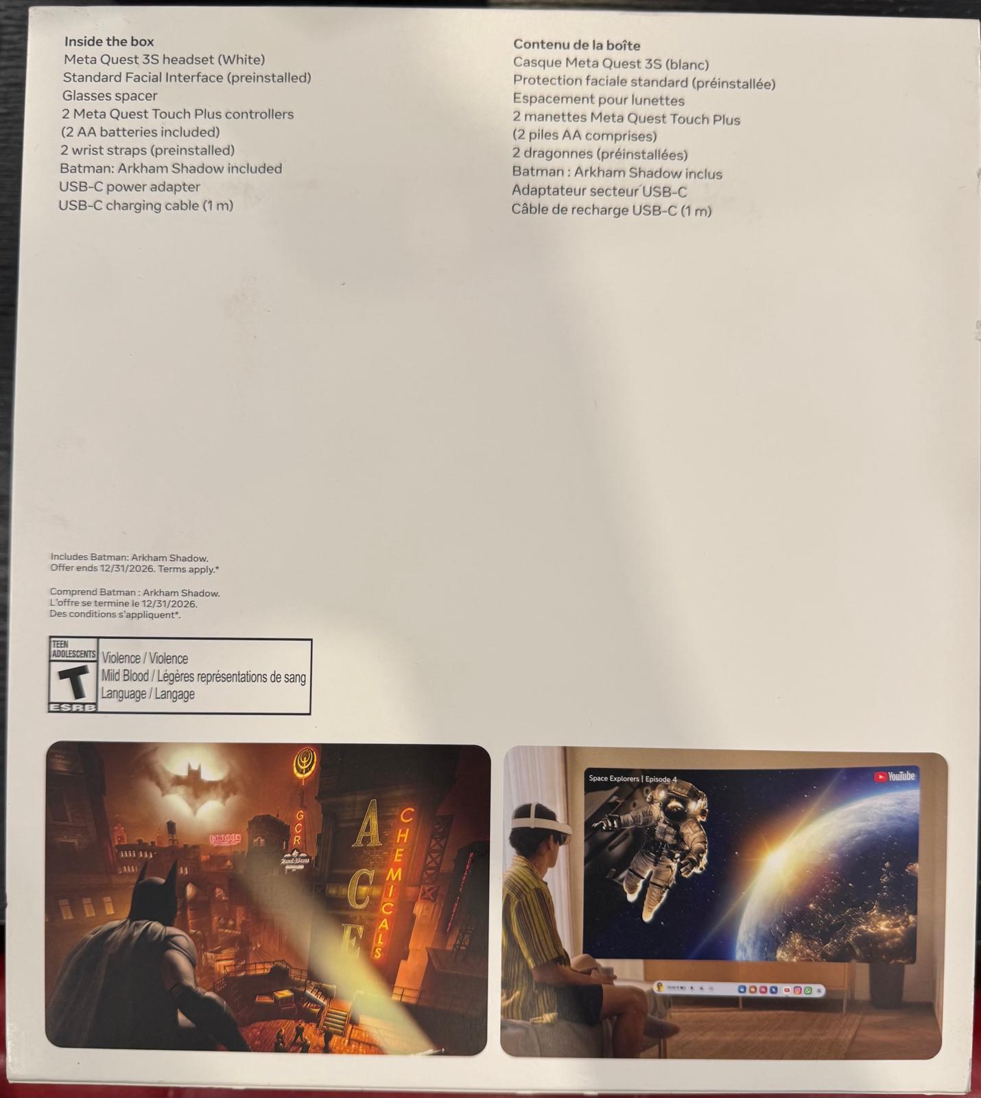 Meta Oculus Quest 3 VR Controller - 512 GB