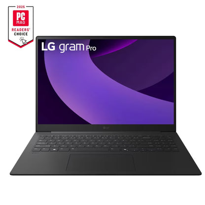 LG gram Pro 16 Inch, Thin and Lightweight Laptop, Windows 11 Home, Intel® Evo™ Edition - Intel® Core™ Ultra 7, 32GB RAM, 1TB SSD, RTX 5050, Black