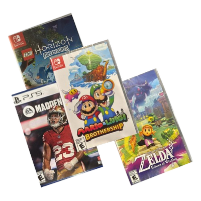 Latest Video Game CDs – Xbox & Nintendo Switch (New & Sealed)