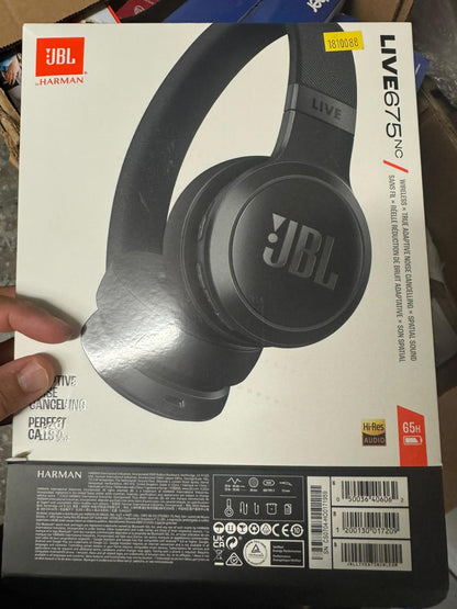 JBL Live 675NC Wireless On-Ear Headphones with Adaptive Noise Cancelling