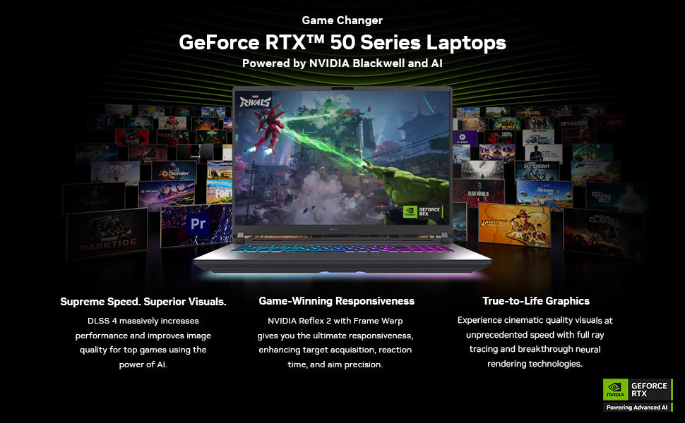 ASUS ROG Strix G18 18″ Gaming Laptop — Intel Core Ultra 9 Processor 275HX, GeForce RTX 5070TI, 2.5K 240 Hz/3 ms Nebula Display, 32 GB RAM, 2 TB SSD, Windows 11 Home