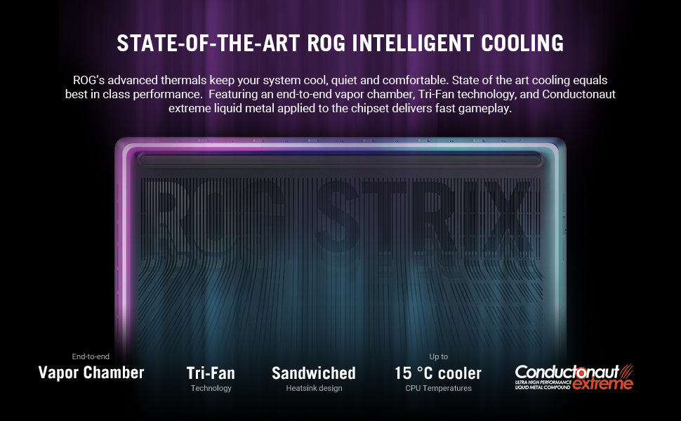 ASUS ROG Strix G18 18″ Gaming Laptop — Intel Core Ultra 9 Processor 275HX, GeForce RTX 5070TI, 2.5K 240 Hz/3 ms Nebula Display, 32 GB RAM, 2 TB SSD, Windows 11 Home